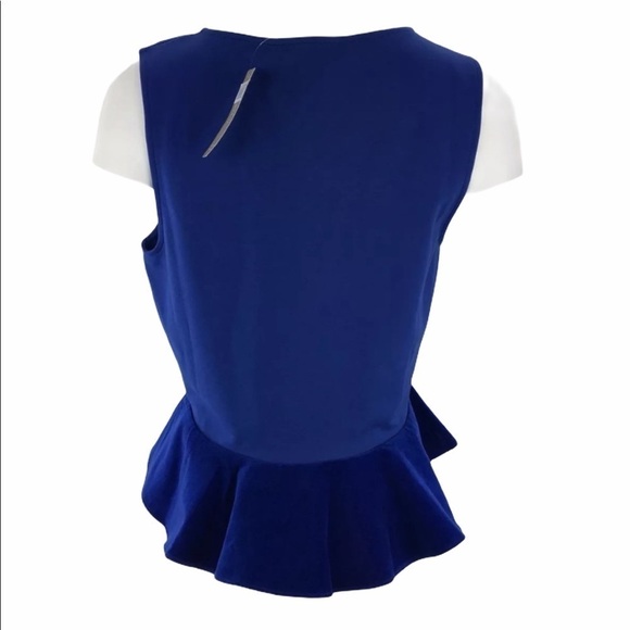 New JCREW Velvet peplum top Harbor View blouse M - Picture 11 of 11